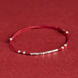 Chinese Style Red Bracelet Women