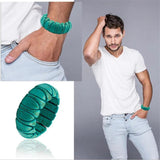 National Red Turquoises Stone Bracelet Men Women Natural Stone Beaded Charm Brac