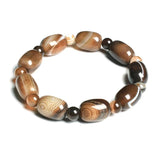 Green Agate Charm Bracelet Carnelian Bangles Summer Wristband