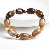 Green Agate Charm Bracelet Carnelian Bangles Summer Wristband
