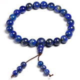 Lapis Lazuli Bracelet Natural Stone 8mm Beads Men Women Bangles
