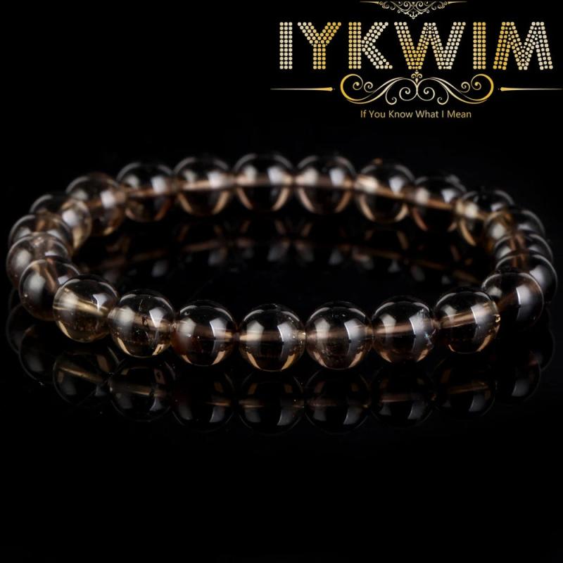 Smoky Quartzs Natural Stone Bracelet 6 8mm
