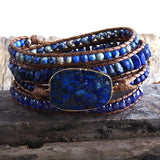 RH Women Vegan Boho Bracelet Natural Stones Charm Wrap Bracelets Jewelry