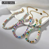 Colorful Beaded Girls' Bracelets - High Titanium Steel