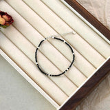925 Silver Spinel Woven Bracelet for Women