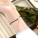 925 Silver Spinel Woven Bracelet for Women