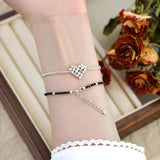 925 Silver Spinel Woven Bracelet for Women