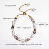 Summer Natural Pearl Jewelry Bracelet for Women