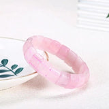 Energy Healing Amulet Bracelet Rose Quartz Purple Amethyst