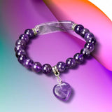 Crystal Bracelets Strand Heart Italian Charm Matching Love Moonstone Jade Summer