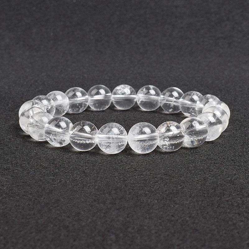 Clear Quartzs Bracelet Transparency Healing Crystal Energy Stone Boho Reiki