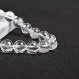 Clear Quartzs Bracelet Transparency Healing Crystal Energy Stone Boho Reiki