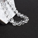 Clear Quartzs Bracelet Transparency Healing Crystal Energy Stone Boho Reiki