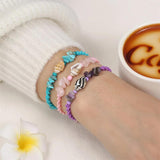 Natural Gem Stone Bracelets Irregular Quartz Stretch Chip Beads Nuggets