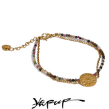 Tourmaline Beads Chain Bohemian Bracelet for Women