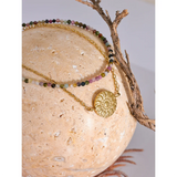 Tourmaline Beads Chain Bohemian Bracelet for Women