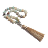 Muslim Tasbih Prayer Bracelet 8mm Amazonite 33 Beads