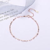 S925 Sterling Silver Rose Bracelet Flash Glossy Fine Jewelry Gift