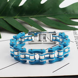 16mm Bike Chain Bracelet Customizable Bangle Stainless Steel