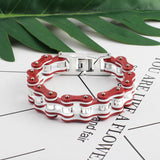 16mm Bike Chain Bracelet Customizable Bangle Stainless Steel