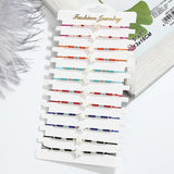 12pcs Seed Bead Shell Charms Bracelet Thin Wax Rope Hand Woven