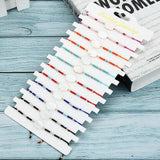 12pcs Seed Bead Shell Charms Bracelet Thin Wax Rope Hand Woven