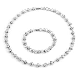 Mens Thick Stainless Steel Chain Loop Bracelet