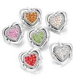 5pcs 18mm Rhinestone Flower Hat Snap Buttons