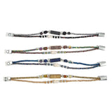 Double Layer Sequins Bracelet Boho Charm Crystal Beaded Bracelets