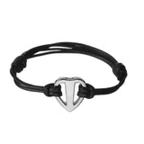 Rope Cremation Bracelet Stainless Steel Heart Urn Ashes Jewelry