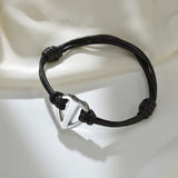 Rope Cremation Bracelet Stainless Steel Heart Urn Ashes Jewelry