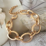Miami Cuban Snake Chain Bracelet Bangle Heavy Metal Chunky Lock Bracelets