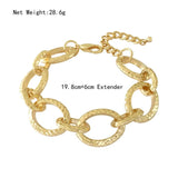 Miami Cuban Snake Chain Bracelet Bangle Heavy Metal Chunky Lock Bracelets