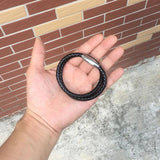 Leather Bracelet Bangle Rock Punk Rope Chain Necklace Jewelry