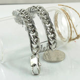 Gokadima 8mm Stainless Steel Chains Bracelets Link