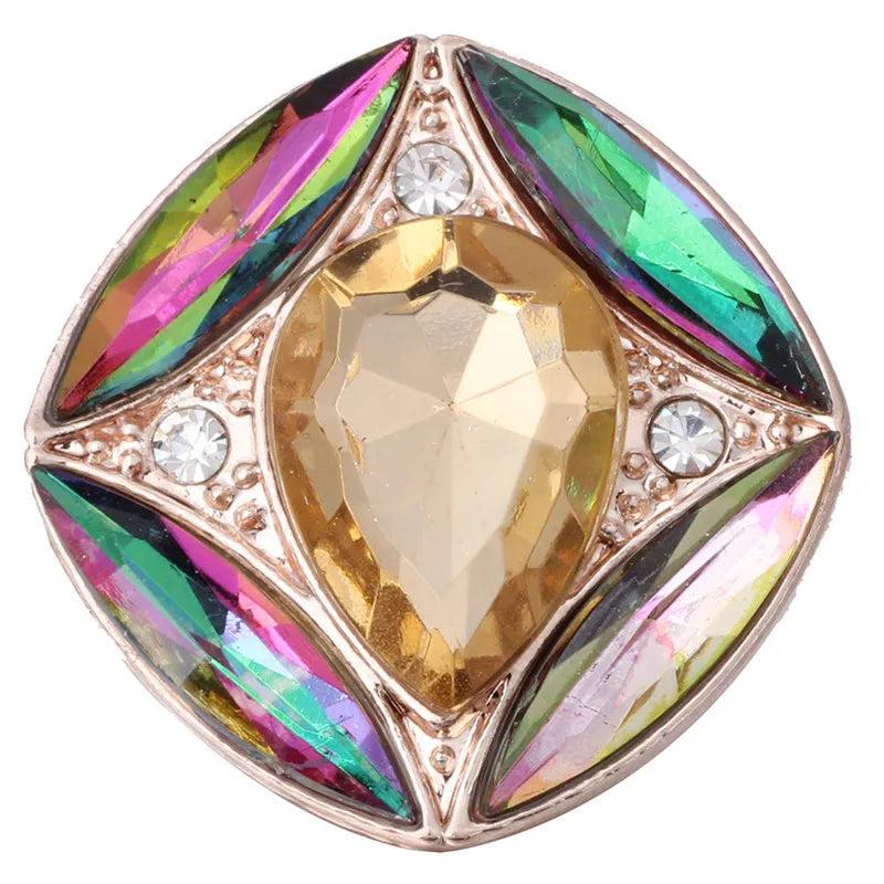 10pcs Snap Jewelry Crystal Buttons for DIY 18mm Snaps Bracelet ZA3053A
