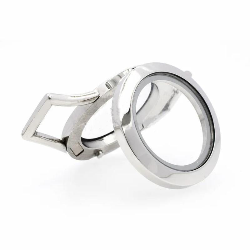 316L Stainless Steel Magnetic Closure Wrap Bracelet Locket