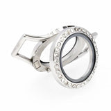 316L Stainless Steel Magnetic Closure Wrap Bracelet Locket