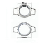 316L Stainless Steel Magnetic Closure Wrap Bracelet Locket