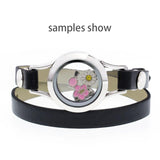 316L Stainless Steel Magnetic Closure Wrap Bracelet Locket