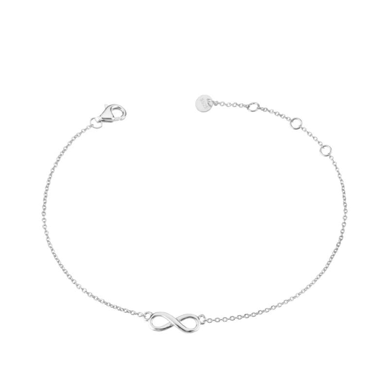 925 Sterling Silver Charm Chain Bracelet Women Plain Jewelry Wedding Gift