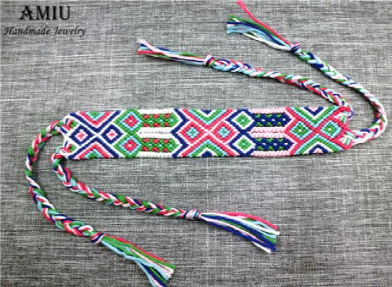 Big Weave Friendship Bracelet Woven Rope String