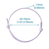 50pcs Woven Waxed Cord Bracelet Adjustable Thread Rope Bracelets Gift