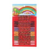 100Pcs Colorful Woven Rope Bracelet Boho Yoga Tassel Friendship Bracelet