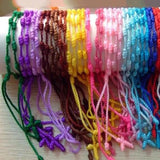 Promo Knotted Rosary Bracelet Nylon Rosary ,48pcs/pack