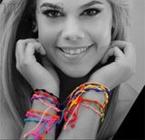 Promo Knotted Rosary Bracelet Nylon Rosary ,48pcs/pack