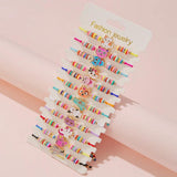 12Pc Animal Rope Bracelets for Kids Girls Daughter Jewelry