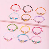 12Pc Animal Rope Bracelets for Kids Girls Daughter Jewelry