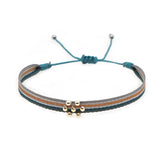 KKBEAD Multi-Color Fabric Cloth Bracelet for Women