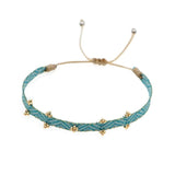KKBEAD Multi-Color Fabric Cloth Bracelet for Women